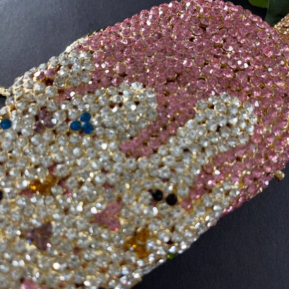 Popsicle Ice Cream Crossbody Evening Purse Bling Bag Clutch Sparkle Handbag - Picture 14 of 16